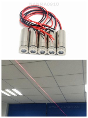 5pcs Adjusted 10mW 650nm Red Laser Module Line Head Focusable Laser Light 3V-5V