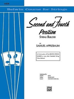 2nd and 4th Position Stringbuilder by Samuel Applebaum (English) Paperback Book