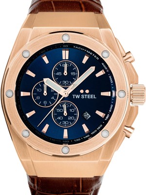 Pre-owned Tw Steel Tw-steel Ce4106 Ceo Tech Chronograph Mens Watch 44mm 10atm