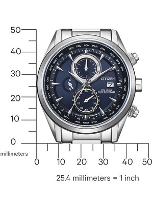 Pre-owned Citizen At8260-85l Eco-drive Chronograph Radio Controlled Watch