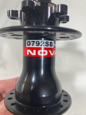 Novatec D792SB-A4A-11S-X12 (142x12mm) Black W/1.5mm washer 32 Hole Rear MTB Hub