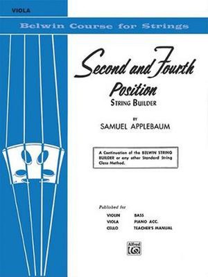 Second and Fourth Position Study - Viola by Samuel Applebaum (English) Paperback