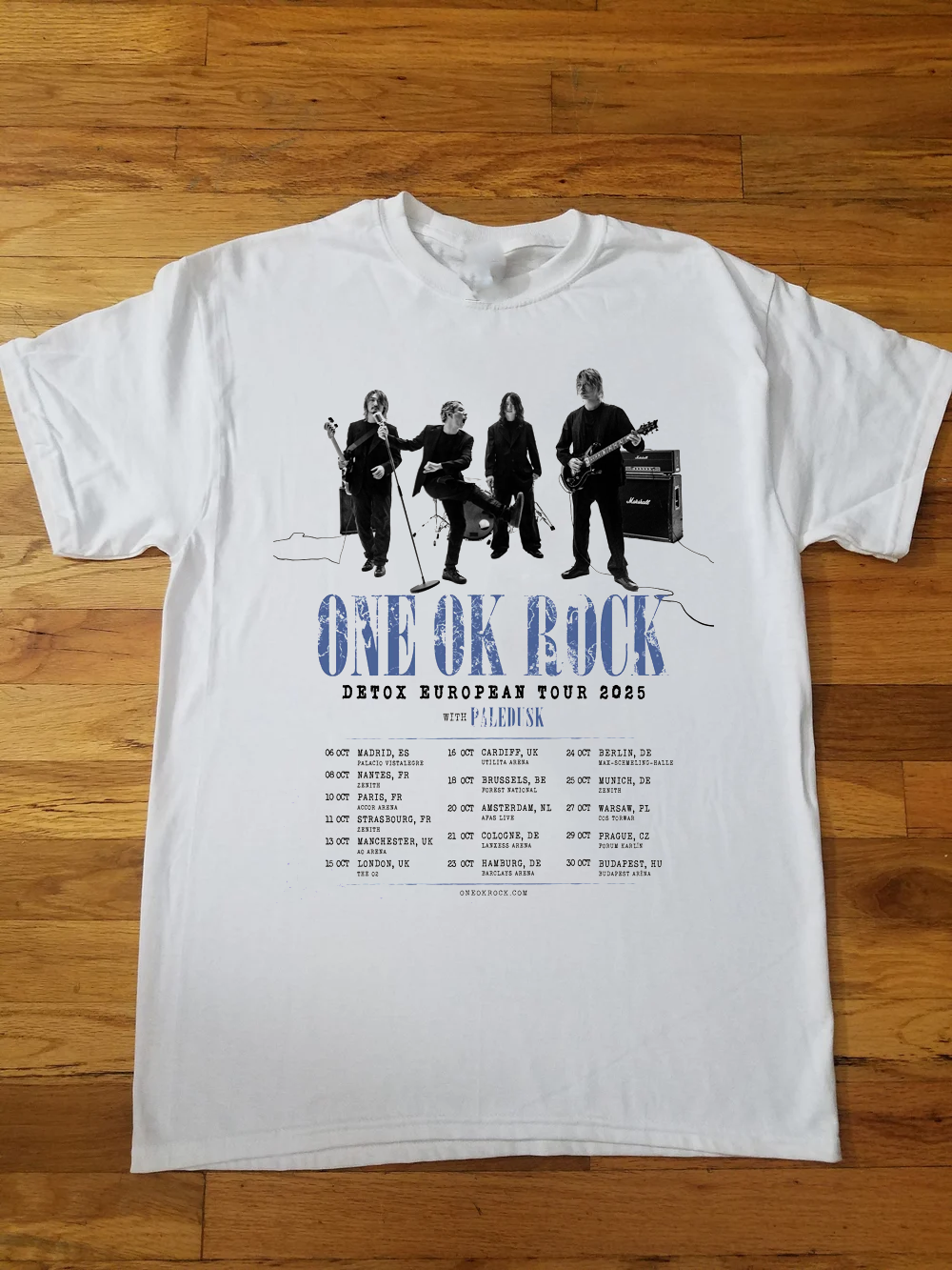10%オフ中_ONE OK ROCK EUROPE TOUR Tシャツ ONE OK ROCK DETOX European Tour 2025 T-shirt All Sizes