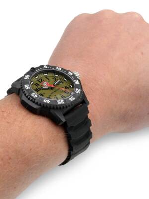 Pre-owned Luminox Xs.3813.l Carbon Seal 3800 Serie Mens Watch 46mm 300m