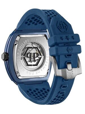 Pre-owned Philipp Plein Pwvba0323 Mens Watch The Skeleton Automatic 44mm 5atm