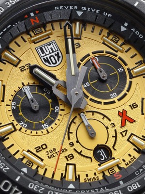Pre-owned Luminox Xb.3745 Mens Watch Bear Grylls Survival Chronograph