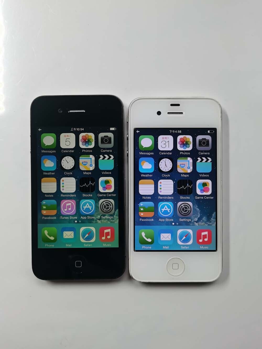 【美品】 iPhone 4s 16GB ホワイト（au）iOS 5.1.1 Apple iPhone 4S 16GB, White BOX ONLY | eBay