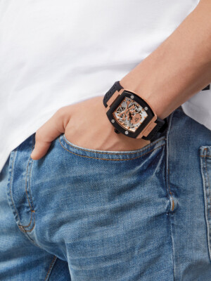 Pre-owned Philipp Plein Pwbaa0121 The $keleton Automatic Mens Watch 44mm