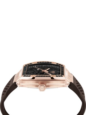Pre-owned Philipp Plein Pwbaa1723 Mens Watch The Skeleton Automatic 44mm 5atm