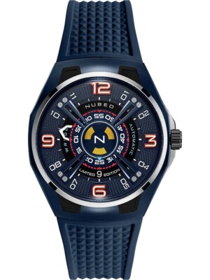 Pre-owned Nubeo Nb-6094-03 Mens Watch Oao Automatic Limited Edition 44mm 5atm