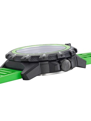 Pre-owned Luminox Xl.3337 Commando Raider Dual Time Mens Watch 46mm 20atm