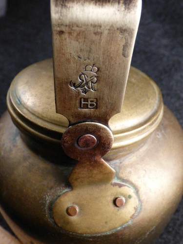 Original Fur Trade Indian Trapper Trader Kettle Brass Hudson's Bay Company 1800s