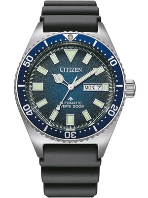 Pre-owned Citizen Ny0129-07l Promaster Marine Automatic Mens Watch