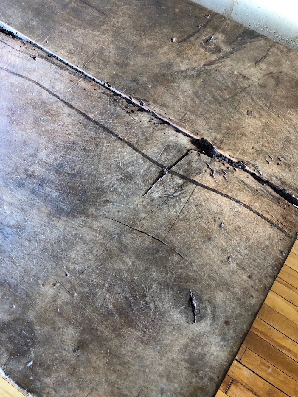 17th Century Italian Antique Trestle Table