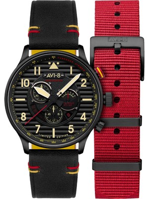 Pre-owned Avi-8 Av-4109-01 Flyboy Spirit Of Tuskegee Limited