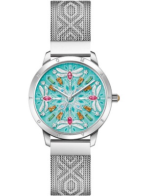 Pre-owned Thomas Sabo Wa0368-201-215 Kaleidoskop Libelle Ladies Watch 33mm