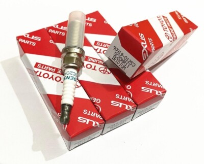 4X Genuine Iridium Spark Plugs OEM 90919-01253 For Prius SCION LEXUS SC20HR11