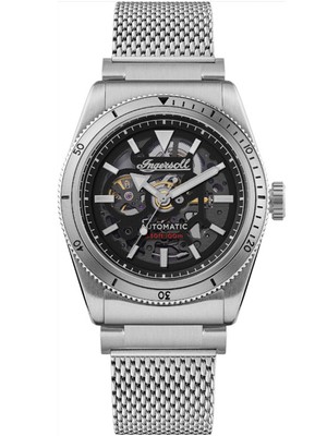 Pre-owned Ingersoll I13903 The Scovill Automatic Mens Watch 43mm 10atm