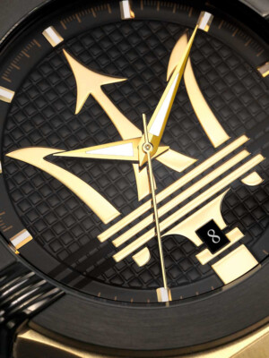 Pre-owned Maserati R8853108006 Potenza Men`s Watch 42mm 10atm
