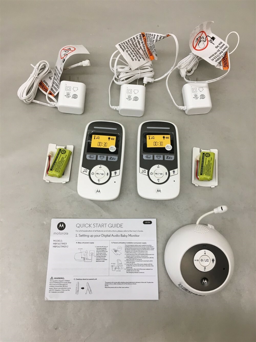 motorola baby care timer