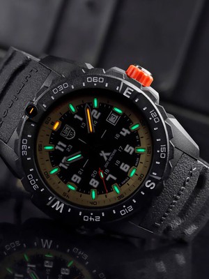 Pre-owned Luminox Xb.3731 Mens Watch Bear Grylls Mountain 43mm 20atm