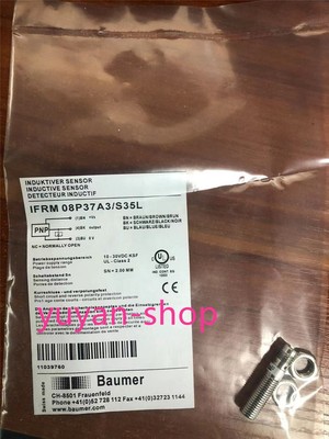 Baumer Electric IFRM 08P37A3/S35L Inductive Sensor, 10-30VDC #T5094 YS YH