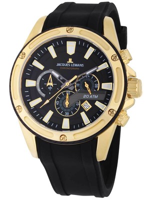 Pre-owned Jacques Lemans 1-2141d Liverpool Chronograph Mens Watch