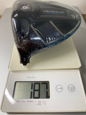Unused Callaway ROGUE SUB ZERO 9.0 degrees driver Lefty head only from Japan s