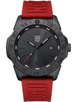 Pre-owned Luminox Xs.3121.bo.rf Pacific Diver Mens Watch 44mm 20atm