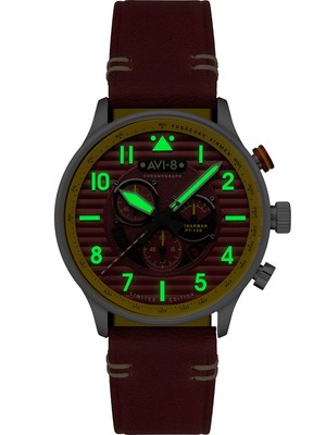 Pre-owned Avi-8 Av-4109-02 Flyboy Spirit Of Tuskegee Limited