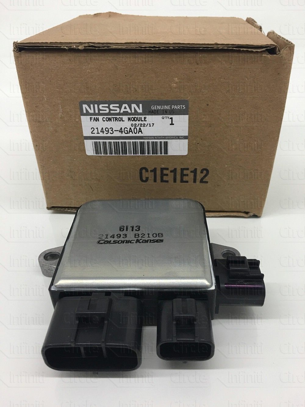 New OEM Infiniti Engine Cooling Fan Control Module G35 G37 G25 Q40 Sedan