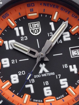 Pre-owned Luminox Xb.3739 Mens Watch Bear Grylls Mountain 43mm 20atm