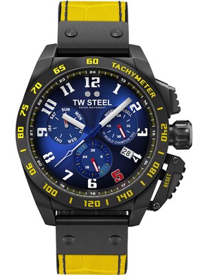 Pre-owned Tw Steel Tw-steel Tw1017 Fast Lane Limited Edition Mens Watch 46mm 10atm