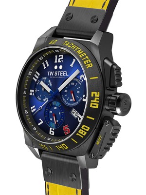 Pre-owned Tw Steel Tw-steel Tw1017 Fast Lane Limited Edition Mens Watch 46mm 10atm