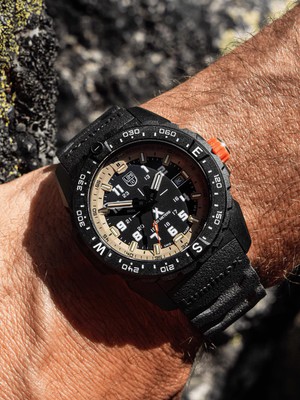 Pre-owned Luminox Xb.3731 Mens Watch Bear Grylls Mountain 43mm 20atm