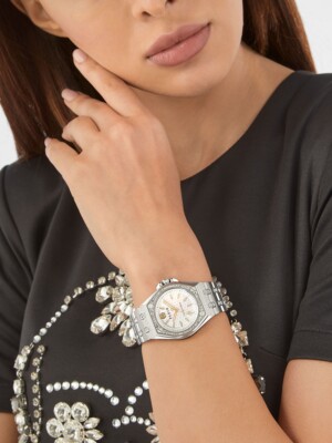 Pre-owned Philipp Plein Pwjaa1123 Ladies Watch Extreme 38mm 5atm