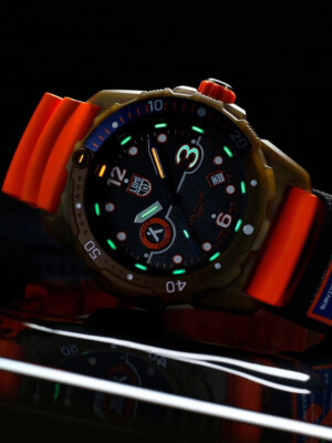 Pre-owned Luminox Xb.3729.eco Bear Grylls Survival Mens Watch 42mm 20atm