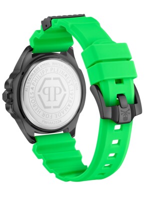Pre-owned Philipp Plein Pwaaa2524 Mens Watch The Skull 47mm 5atm