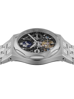 Pre-owned Ingersoll I12901 The Broadway Dual Time Automatic 43mm 5atm