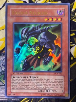 Yu-Gi-Oh Exodia Necross Old Asian Edition Ultra Rare 1st DCR