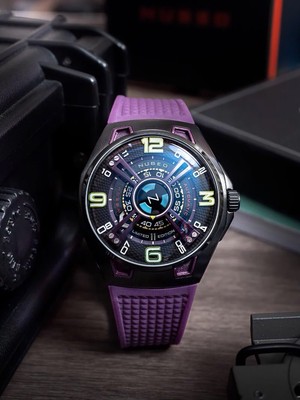 Pre-owned Nubeo Nb-6094-05 Mens Watch Oao Automatic Limited Edition 44mm 5atm