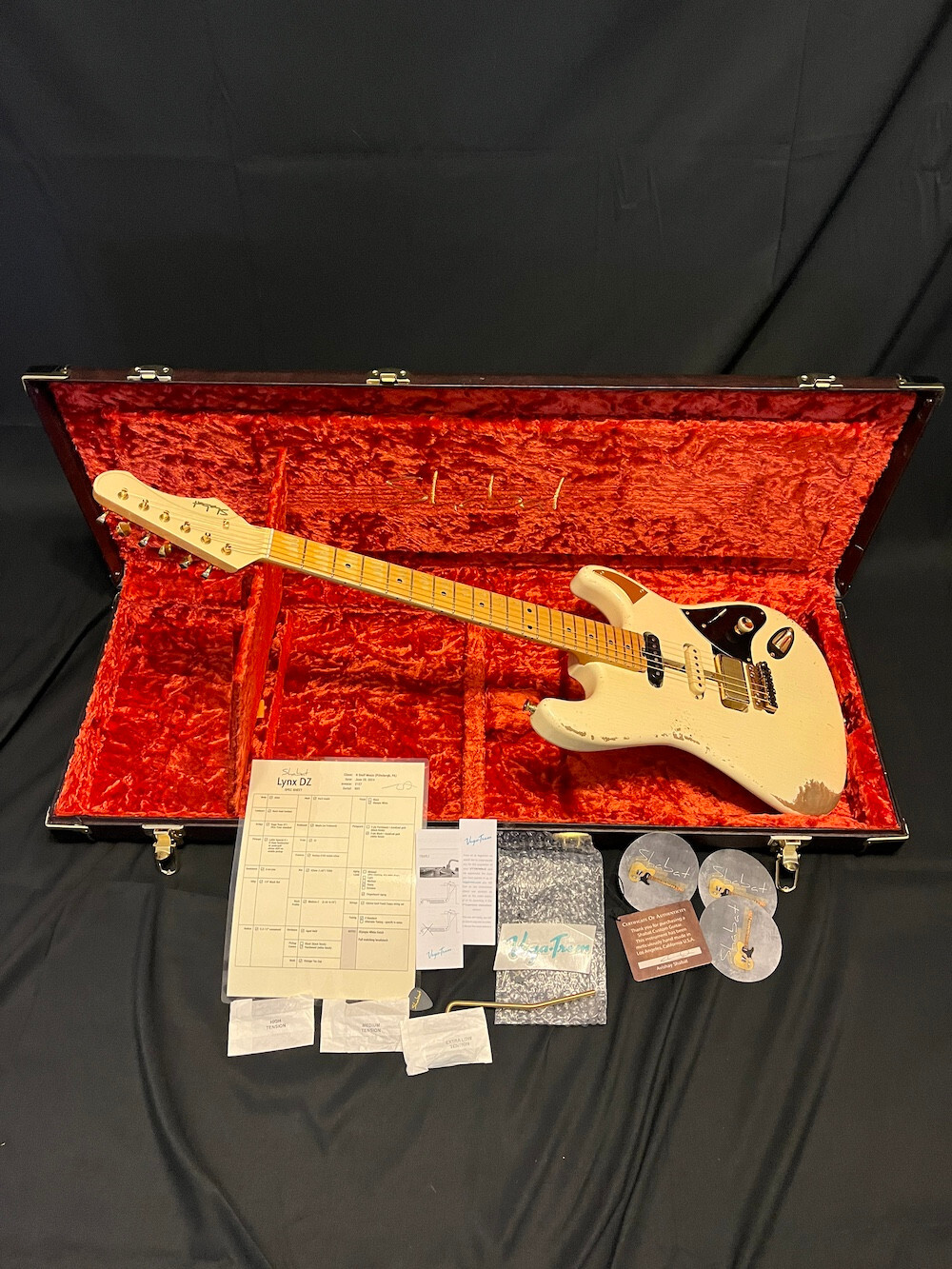 2024 Shabat Lynx DZ Dweezil Zappa Signature Model Guitar W