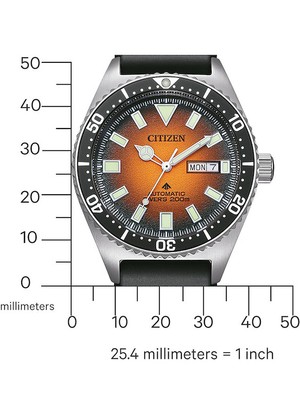 Pre-owned Citizen Ny0120-01z Promaster Marine Automatic Mens Watch