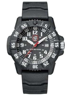 Pre-owned Luminox Xs.3801.l Carbon Seal 3800 Serie Mens Watch 46mm 300m