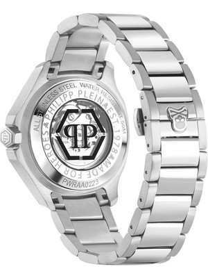 Pre-owned Philipp Plein Pwraa0223 High-conic Automatic Mens Watch 42mm 5atm