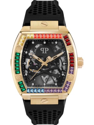 Pre-owned Philipp Plein Pwbaa1623 The Skeleton