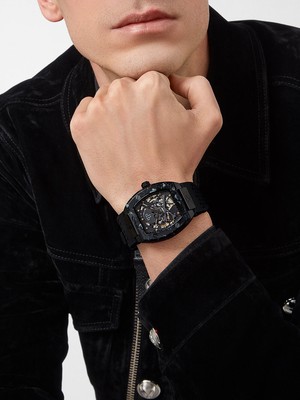 Pre-owned Philipp Plein Pwbaa0221 The $keleton Automatic Mens Watch 44mm