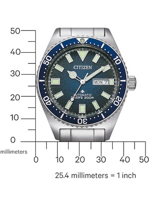 Pre-owned Citizen Ny0129-58l Promaster Marine Automatic Mens Watch