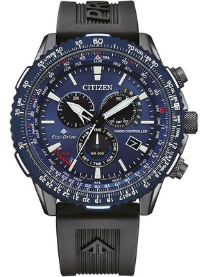 Pre-owned Citizen Cb5006-02l Radio-controlled Eco-drive Promaster Mens Watch 45mm