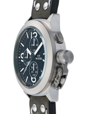 Pre-owned Tw Steel Tw-steel Cs105 Canteen Chronograph Mens Watch 45mm 10atm